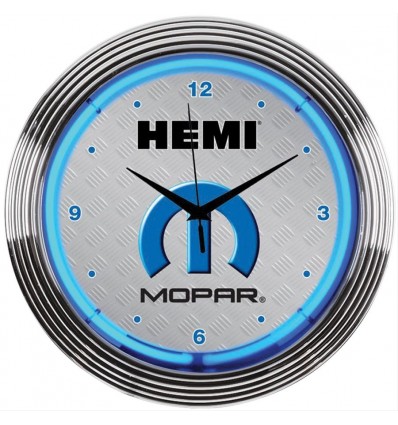 Mopar Hemi Neon Clock 8MPHEM