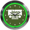 Jeep® Logo Neon Clock 8JEEPG