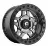 Fuel Offroad Atv D9181570A643 - Fuel Off-Road D918 Anza UTV Beadlock Matte Gunmetal Wheels with Matte Black Rings