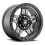 Anza D558 Fuel Off-Road Matte Anthracite w/ Black Ring