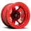 Ζάντα Fuel Off-Road Block Beadlock D123 Candy Red with Red Ring