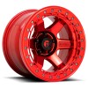 Ζάντα Fuel Off-Road Block Beadlock D123 Candy Red with Red Ring
