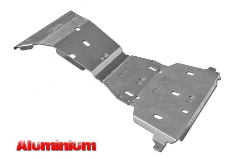 Set of aluminum MorE 4x4 chassis covers VW Amarok 2016+