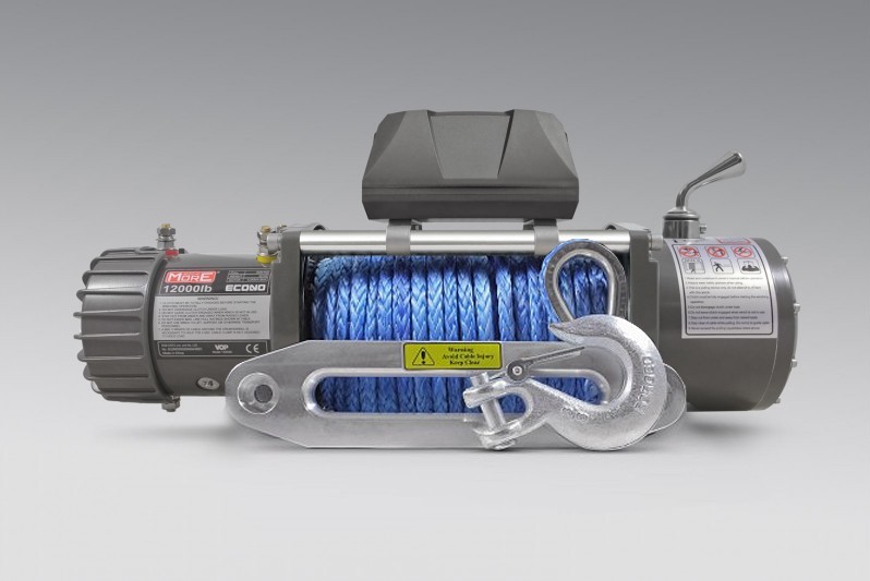 Winch More4x4 Econo 12000lbs Synthetic Rope